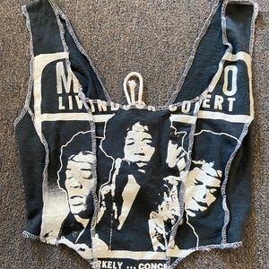 iamkoko.la jimi hendrix reworked corset